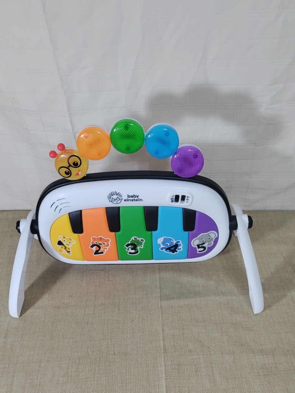 Baby Einstein 4in1 Kicking Tunes Music Language Discovery Activity Piano Tested